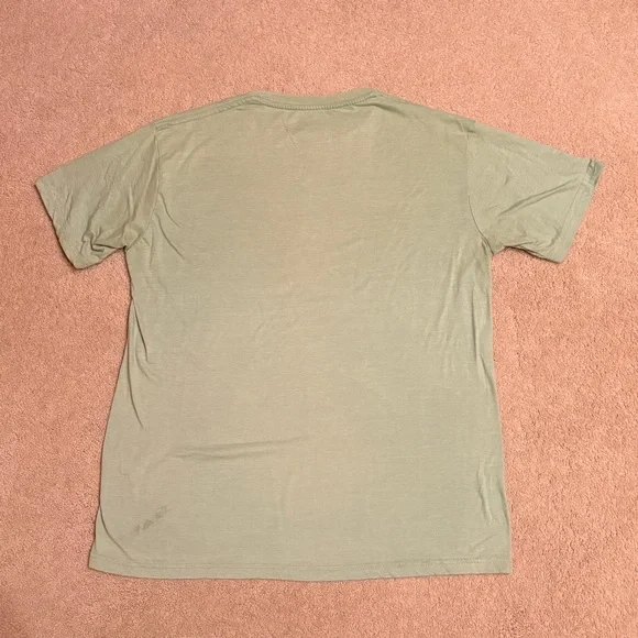 Mountain Dew Graphic T Shirt Adult XL Faded Green Short Sleeve Flaw Grunge - Picture 3 of 8